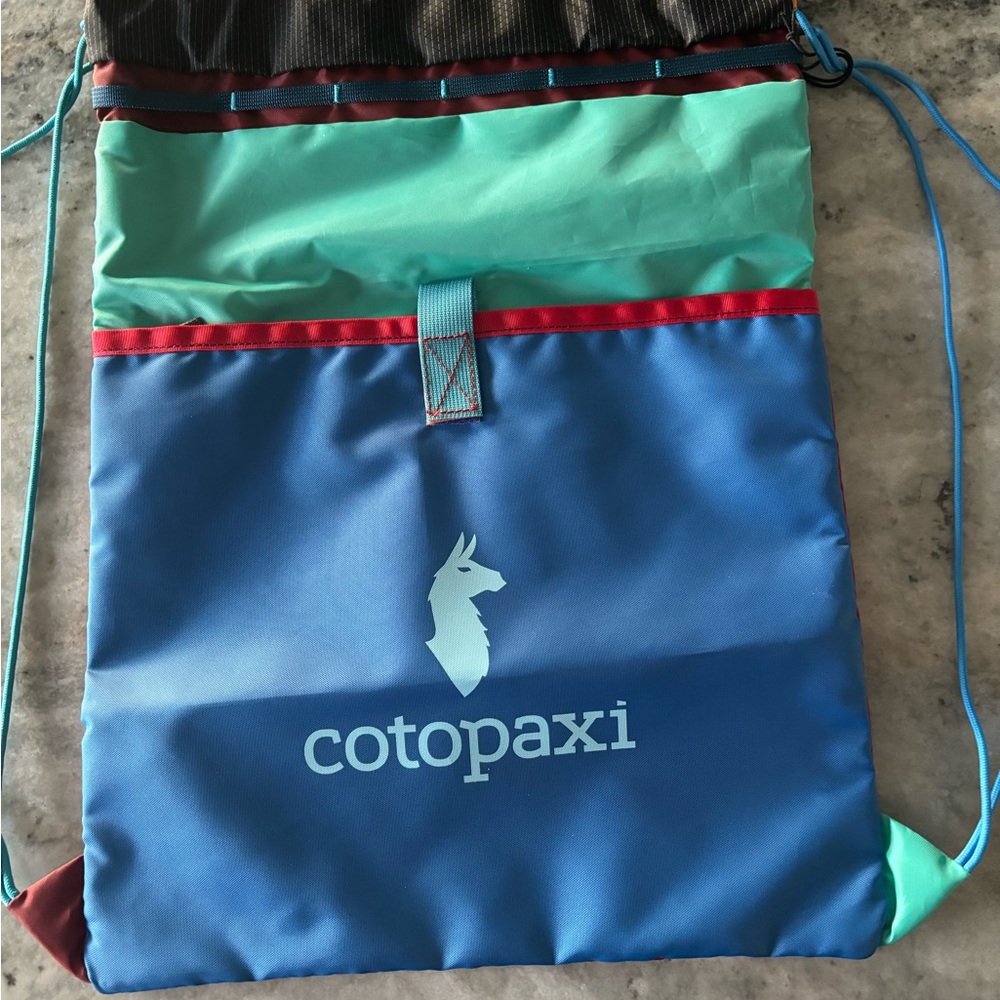 Cotopaxi Tago Multicolor Drawstring Backpack